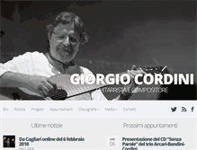 Tablet Screenshot of giorgiocordini.it